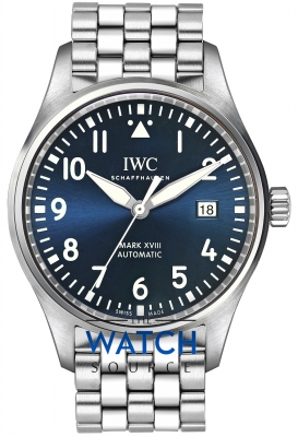 Buy this new IWC Pilot's Watch Mark XVIII 40mm iw327014 mens watch for the discount price of £3,782.00. UK Retailer.